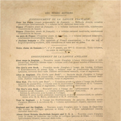 Methode directe de feancais France