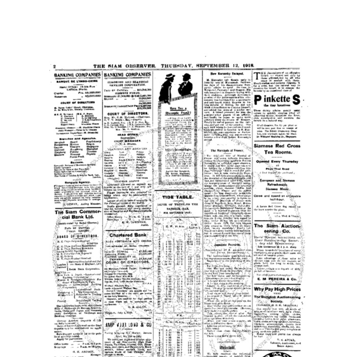 The Siam Observer.Vol.44., No. 199 (September 12, 1918)