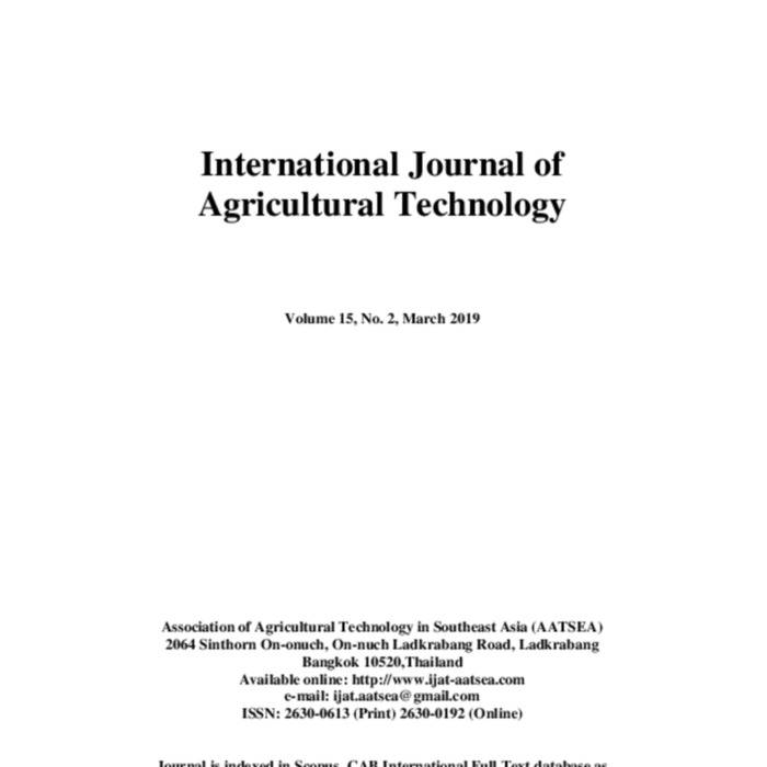 International Journal of Agricultural Technology 