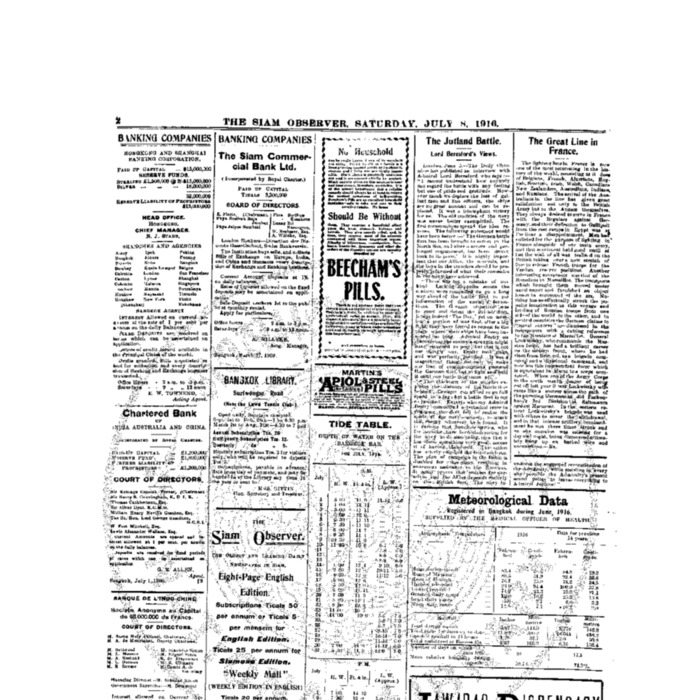 The Siam Observer. Vol.42., No. 152 (July 8, 1916)<br /><br />
<br /><br />
