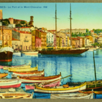 Cannes - Le Port et le Mont Chevalier