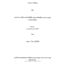 แนวทางการพัฒนาเทคโนโลยีสารสนเทศสำหรับงานสาธารณสุขในประเทศไทย