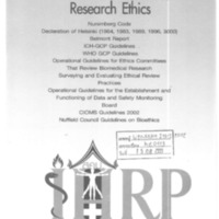 International Guideline on Research Ethics