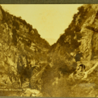 Gorges du Loup, Le tunnel de la Cascade de Coupmes