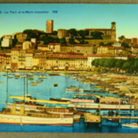 Cannes - Le Port et le Mont chevalier