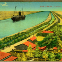 Port - Said, Entrance of the Canal