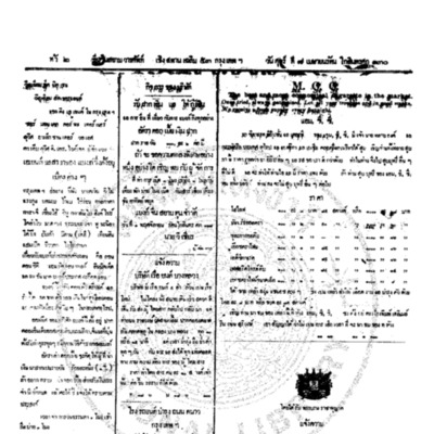 จีนโนสยามวารศัพท์ ฉบับที่ 6 วันศุกร์ที่ 7 เมษายน 2455