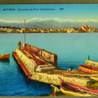 Antibes - Vne prise du Port d' Aubernon