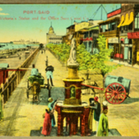 Port - Said, Queen Victoria's Statue and The Office Suey Canal Co