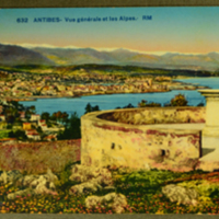 Antibes - Vne generale et les Alpes