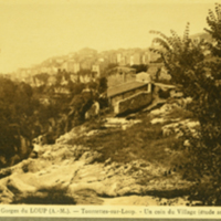 Les Gorges du Loup - Tourrettes - sur - Loup - Un coin du Village (etude artistique)