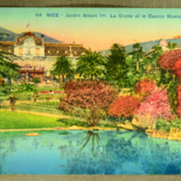 Nice - Jardin Albert 1rd. La Grotte et la Casino Municial