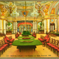 Monte - Carlo - Le Carsino. La Salle Schmidt