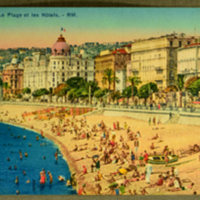 Nice - La Plage et les Hotels, R.M.