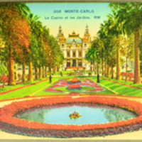 Monte - Carlo. Le Carsino et les Jardins