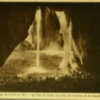 es Gorges du Loup - Le Saut du Loup, Vne prise des Cavernes de la Cascade Petrifiante