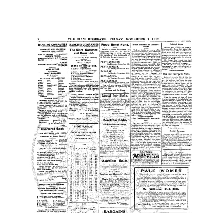 The Siam Observer.Vol.43., No. 2518(November 9, 1917)